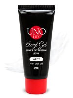 Uno Lux, Акрил-гель «White» — «Белый» ACGE4 - фото 5410