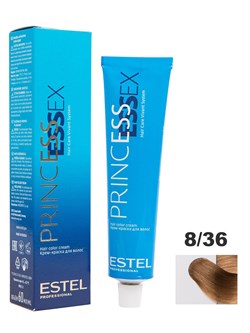 ESTEL PROFESSIONAL / Крем-краска 8/36 PRINCESS ESSEX для окрашивания волос светло-русый золотисто-фиолетовый, 60 мл - фото 6015