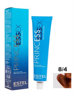 ESTEL PROFESSIONAL / Крем-краска 8/4 PRINCESS ESSEX для окрашивания волос светло-русый медный, 60 мл PE8/4 - фото 6017