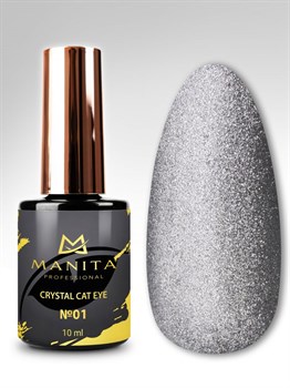 Manita Professional Гель-лак "CRYSTAL CAT EYE" с эффектом кошачьего глаза №1, 10мл MP101228 - фото 6932