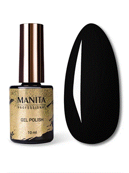 MANITA PROFESSIONAL Гель лак CLASSIC №042 "PURE BLACK", 10мл МР101342 - фото 7026