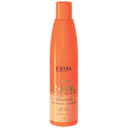 Шампунь «Увлажнение и питание» с UV-фильтром для всех типов волос CUREX SUN FLOWER