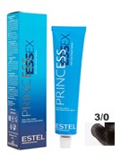 ESTEL PROFESSIONAL Крем-краска PRINCESS ESSEX для окрашивания волос 3/0 темный шатен 60мл