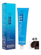 ESTEL PROFESSIONAL / Крем-краска 4/5 PRINCESS ESSEX для окрашивания волос шатен красный, 60 мл
