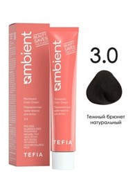 Tefia Краска для волос 3.0 Темный брюнет натуральный AMBIENT 60мл