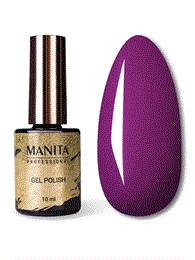 MANITA PROFESSIONAL Гель лак CLASSIC №051 "VAMPY PURPLE", 10мл МР101351